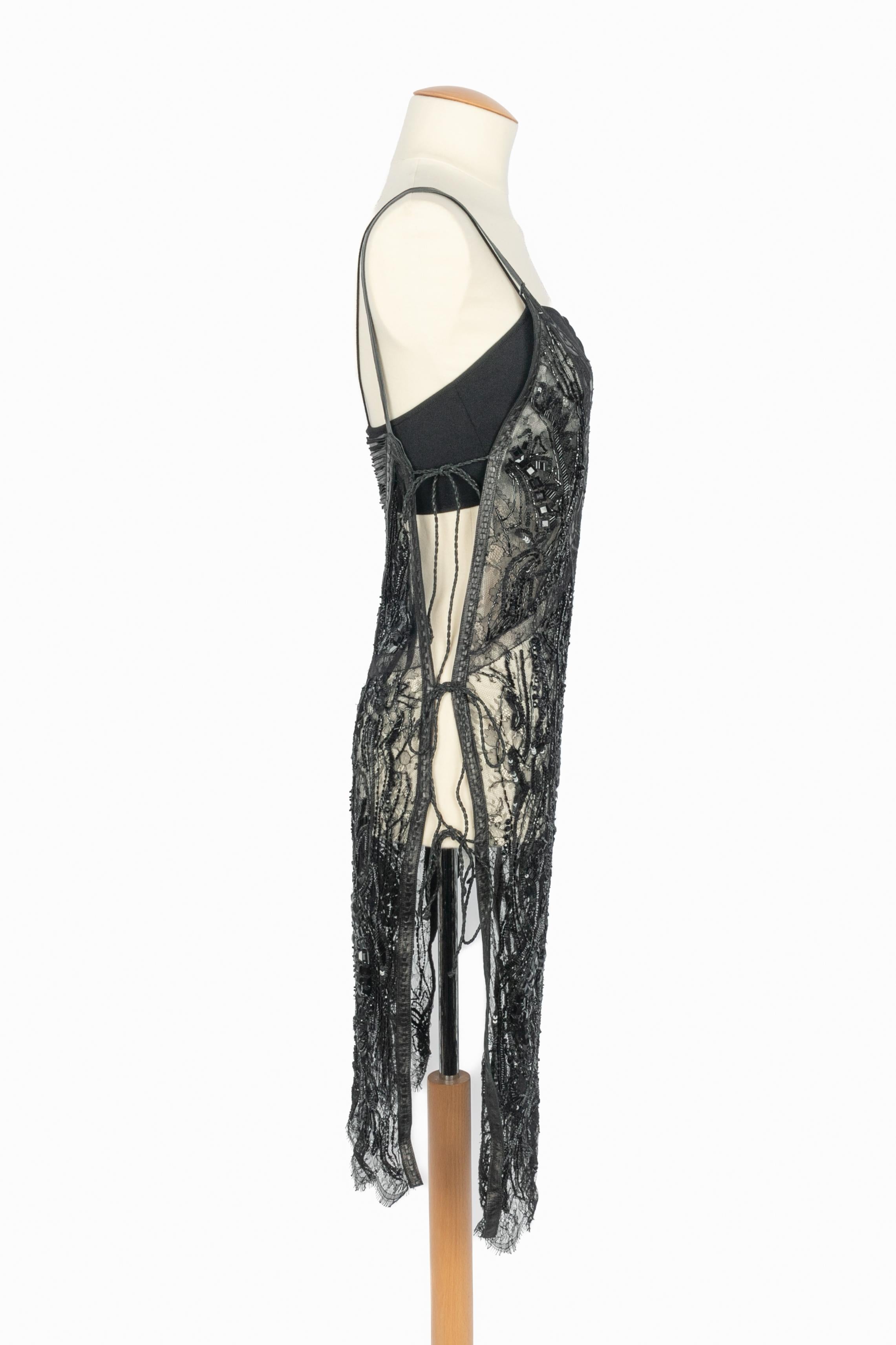 Roberto Cavalli Schwarzes Kleid Frühling 2012 im Angebot 5