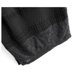 Roberto Cavalli Black Knit & Lace Dress