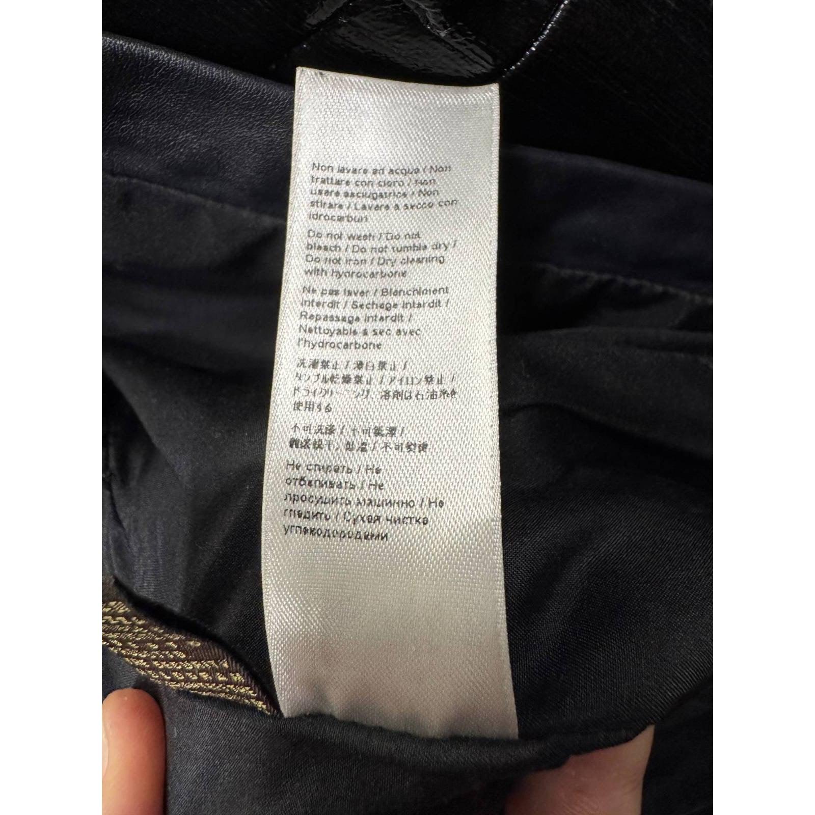 Roberto Cavalli Veste en cuir noir - Taille XS (IT38) Pour femmes en vente