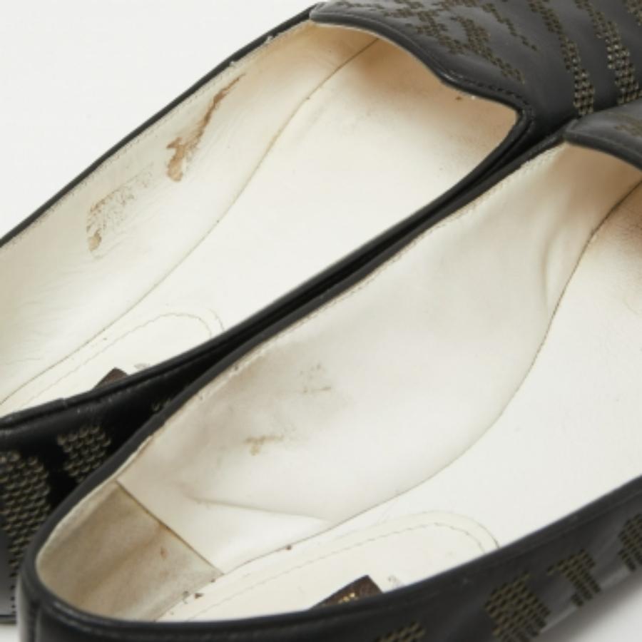 Roberto Cavalli - Ballerine in pelle nera taglio laser taglia 36 in vendita 2