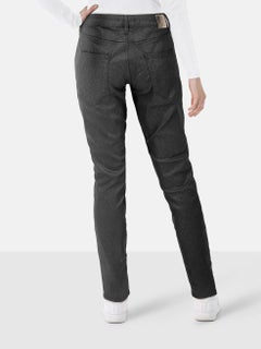 Roberto Cavalli Black Leopard Coated Skinny Jeans Size L