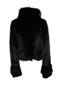 Roberto Cavalli, Black mink fur coat