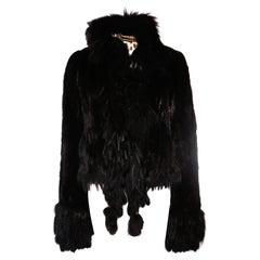 Roberto Cavalli, Black mink fur coat