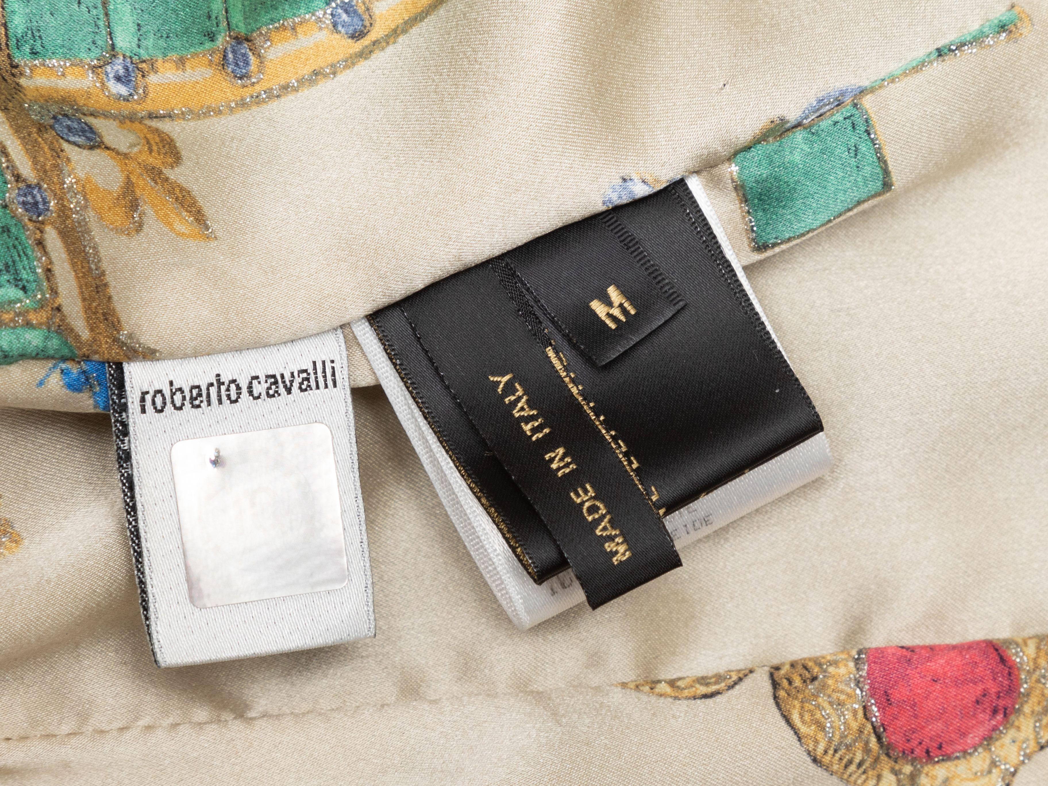 Roberto Cavalli Black Persian Lamb Silk-Lined Blazer In Good Condition In New York, NY