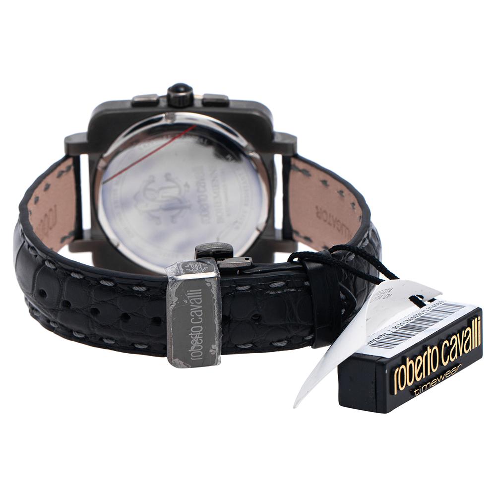 Roberto Cavalli Black PVD Coated Bohemienne Men's Wristwatch 40 mm 1