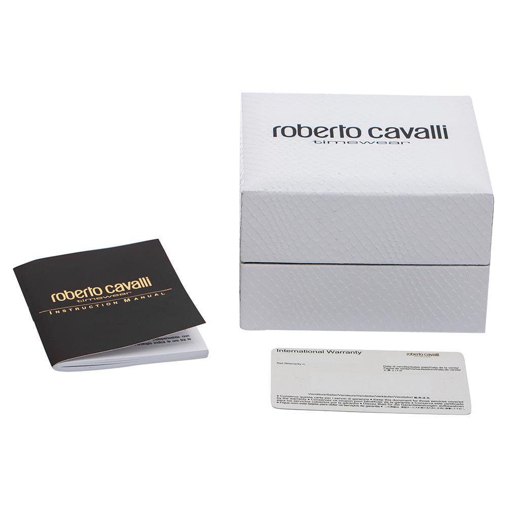 Roberto Cavalli Black PVD Coated Bohemienne Men's Wristwatch 40 mm 5