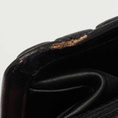 Roberto Cavalli Black Quilted Leather Hera Shoulder Bag