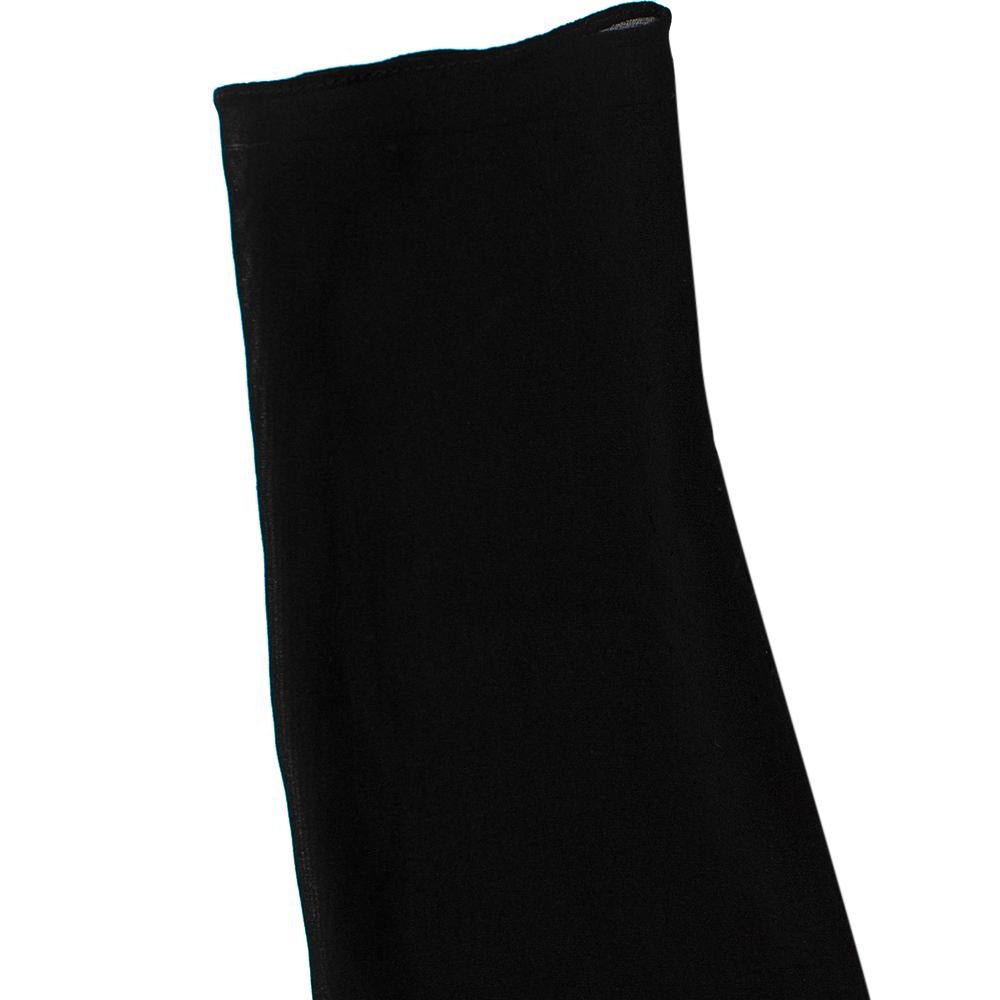Roberto Cavalli Black Sequin Embellished Sheer Dress - Size US 4 For Sale 1