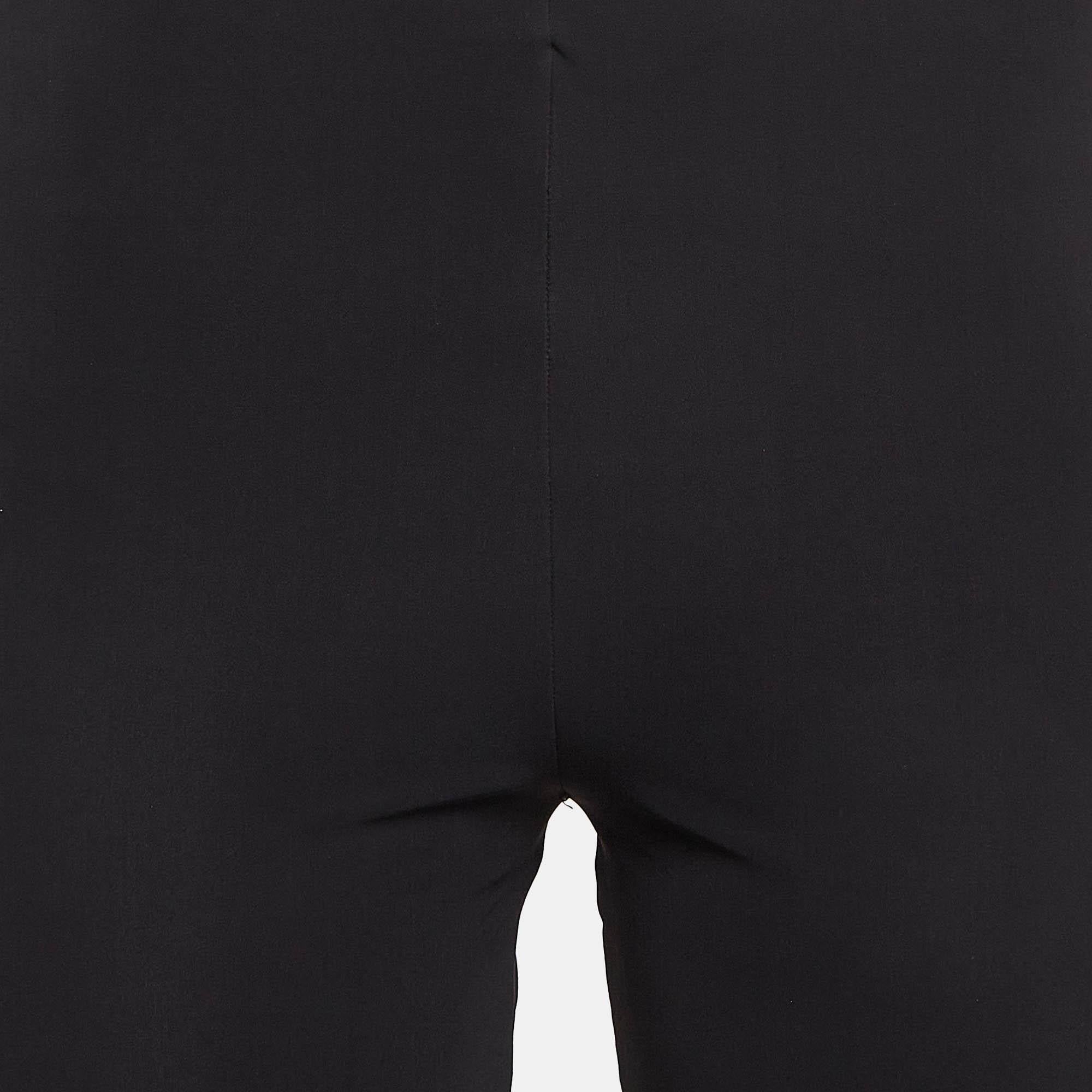 Women's Roberto Cavalli Black Sequin Jersey Leggings M For Sale