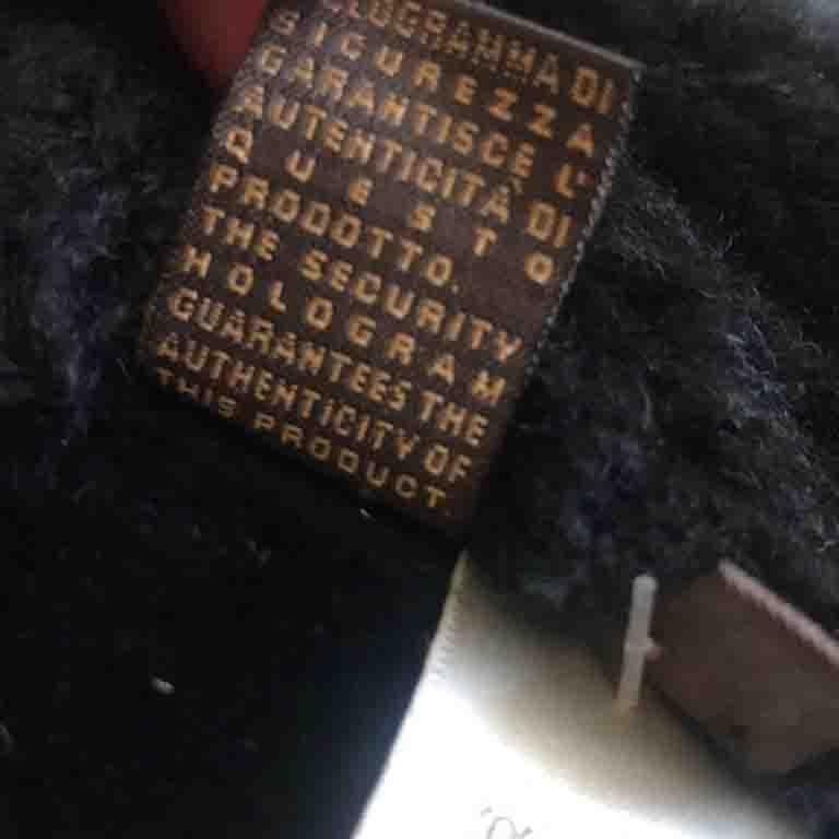 Roberto Cavalli Chaqueta de flecos de piel de oveja negra en venta 9