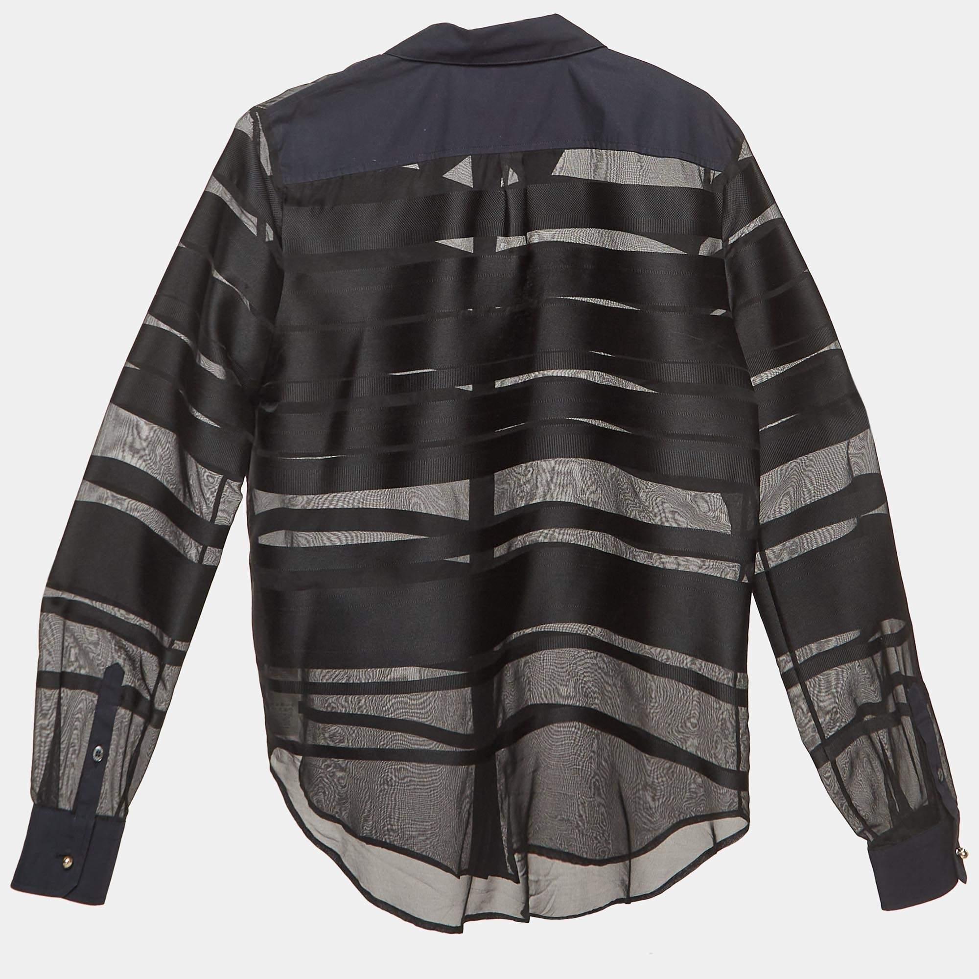 Shirts are an indispensable part of a wardrobe so this brand brings you a creation that is both versatile and stylish. It has been tailored from quality material in a versatile shade. The shirt is detailed with signature elements and a comfortable