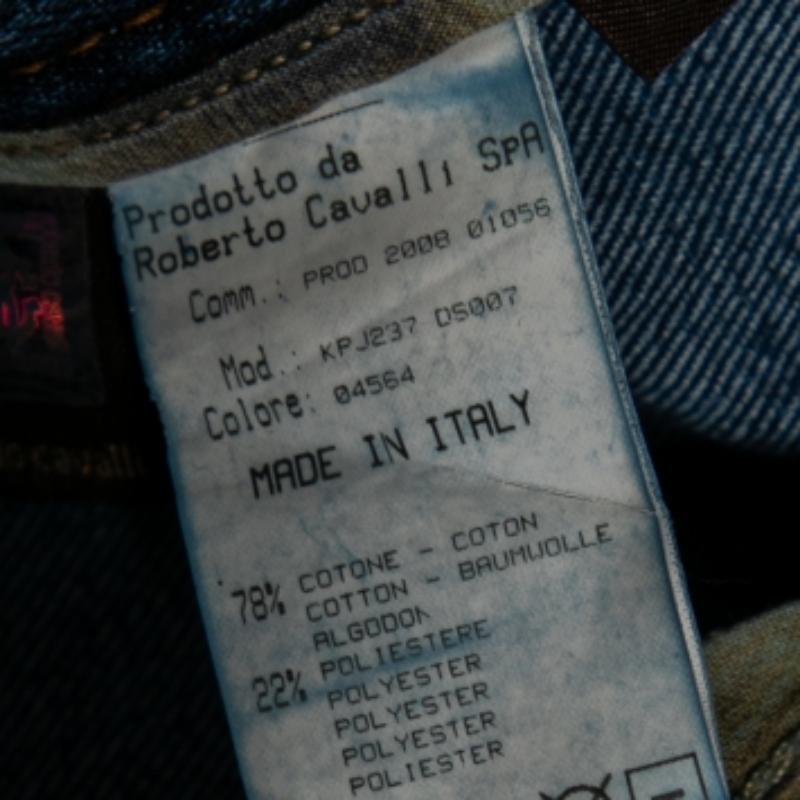 Jeans Roberto Cavalli bleu M en vente 1