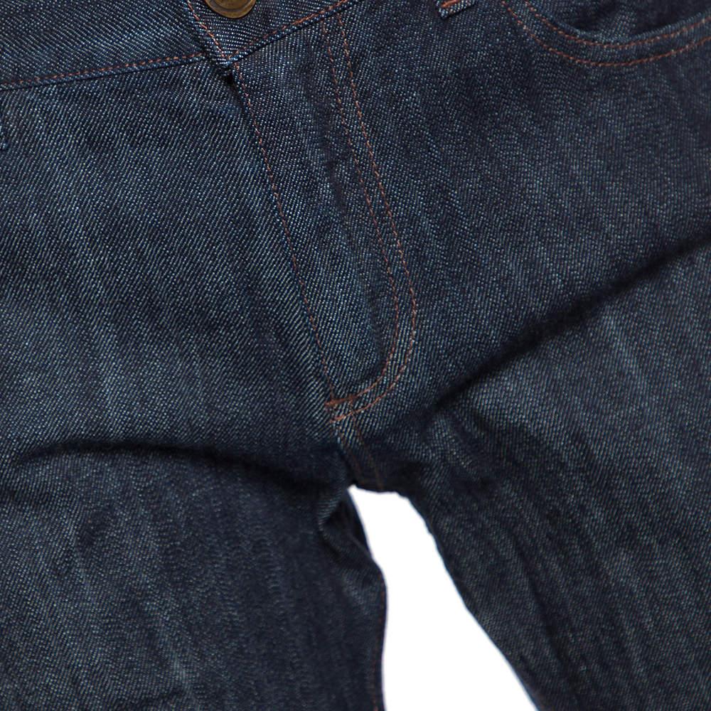 Roberto Cavalli  Blue Denim Straight Fit Jeans M In Good Condition In Dubai, Al Qouz 2