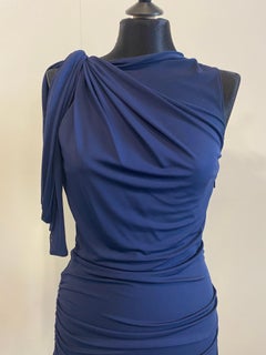Roberto Cavalli blue dress