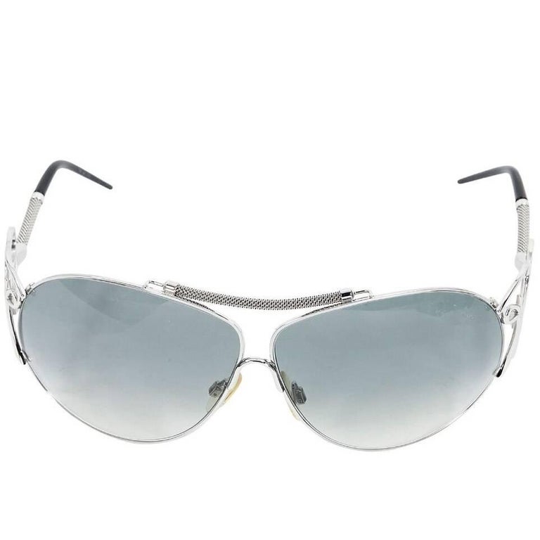 Roberto Cavalli Blue Metal Glasses (Frames)