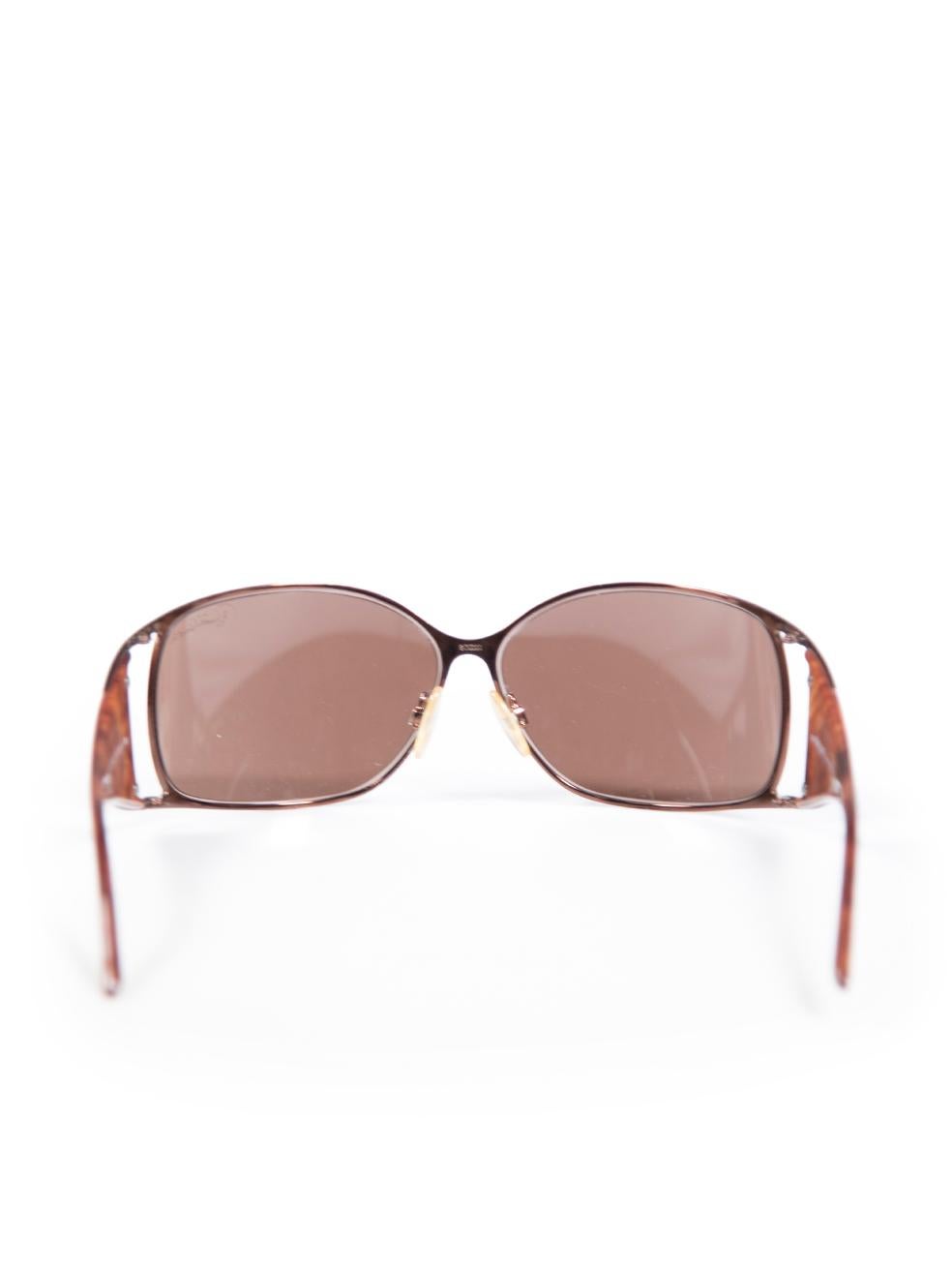 Roberto Cavalli Brown Armonia 239S Sunglasses In Excellent Condition For Sale In London, GB