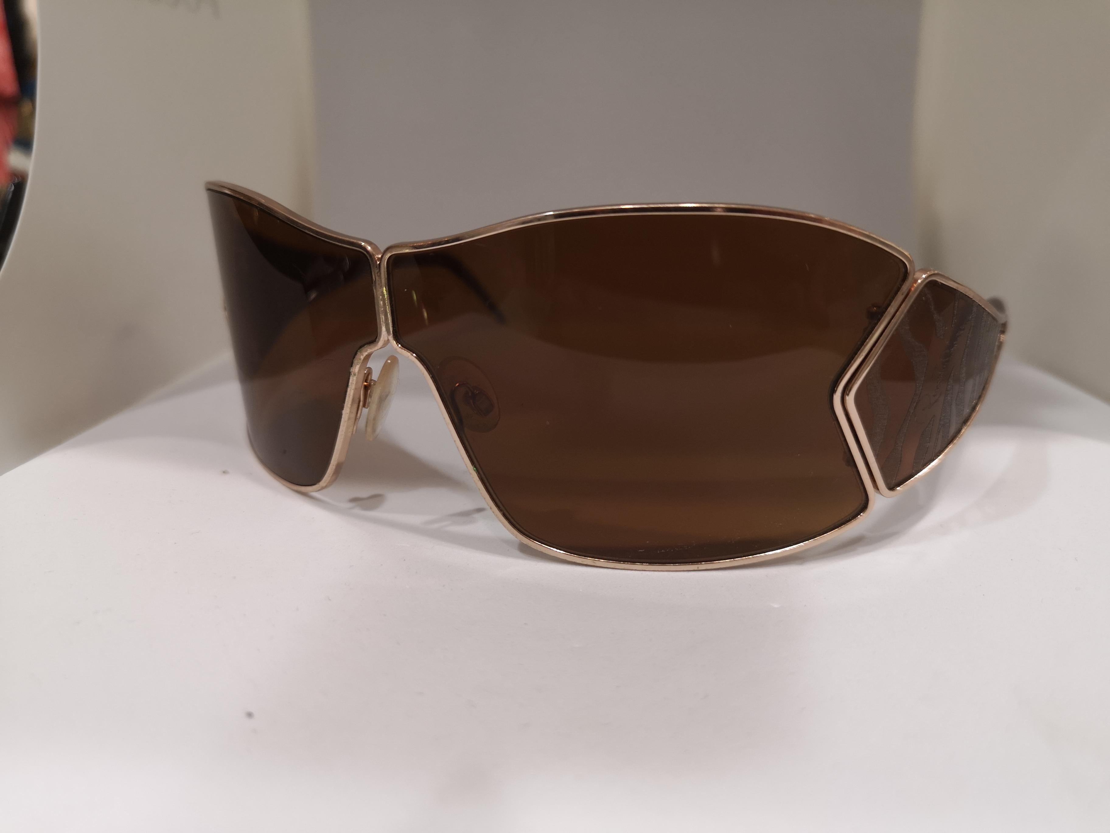 Roberto Cavalli brown mask sunglasses 4