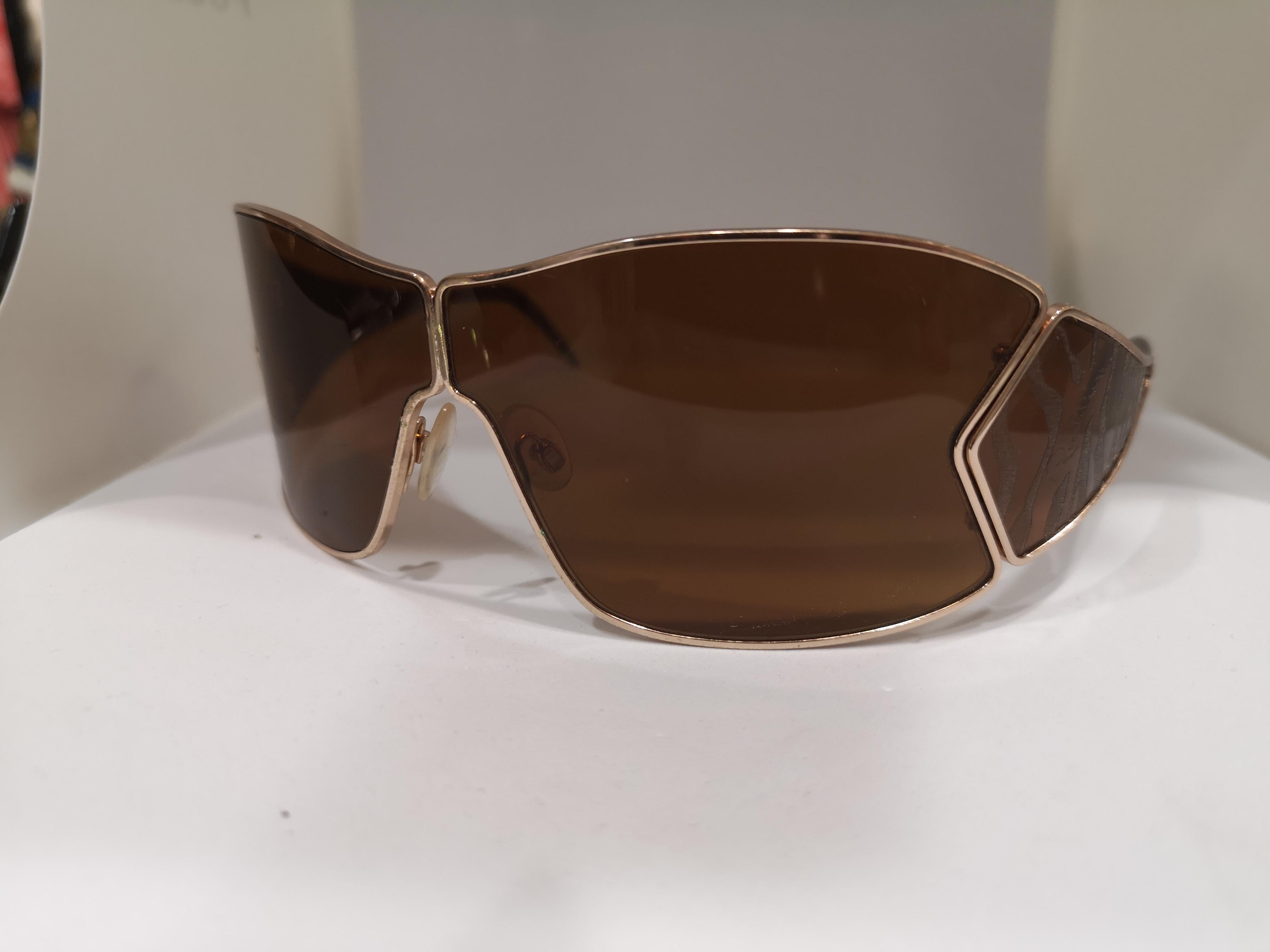 Roberto Cavalli brown mask sunglasses 5