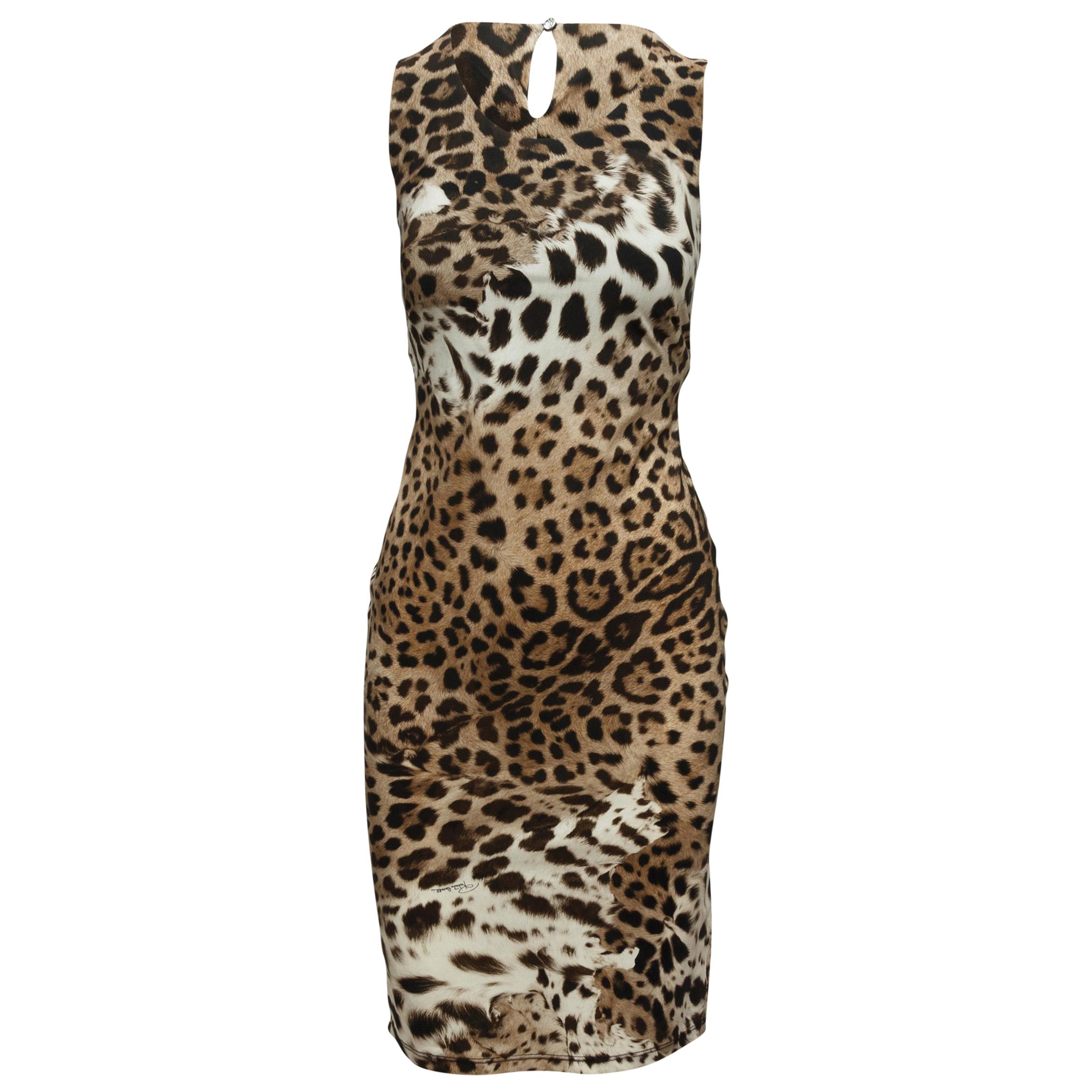 multicolor leopard print dress