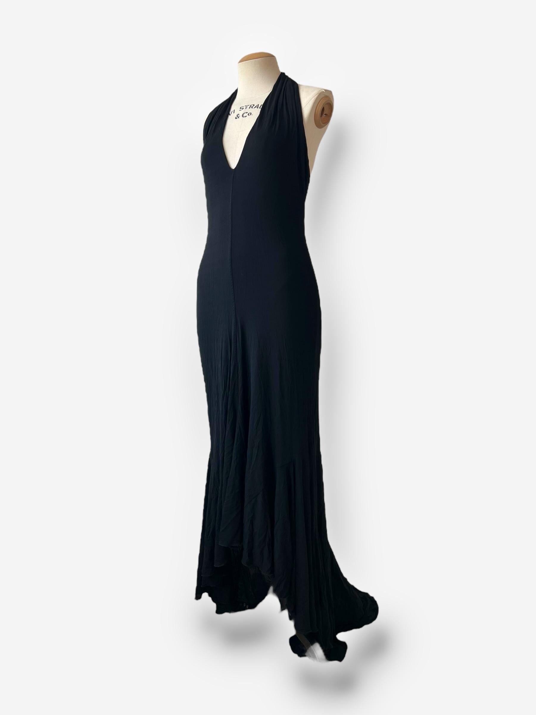 Roberto Cavalli c. 2010 Collana di pietre preziose Abito Halter in vendita 1