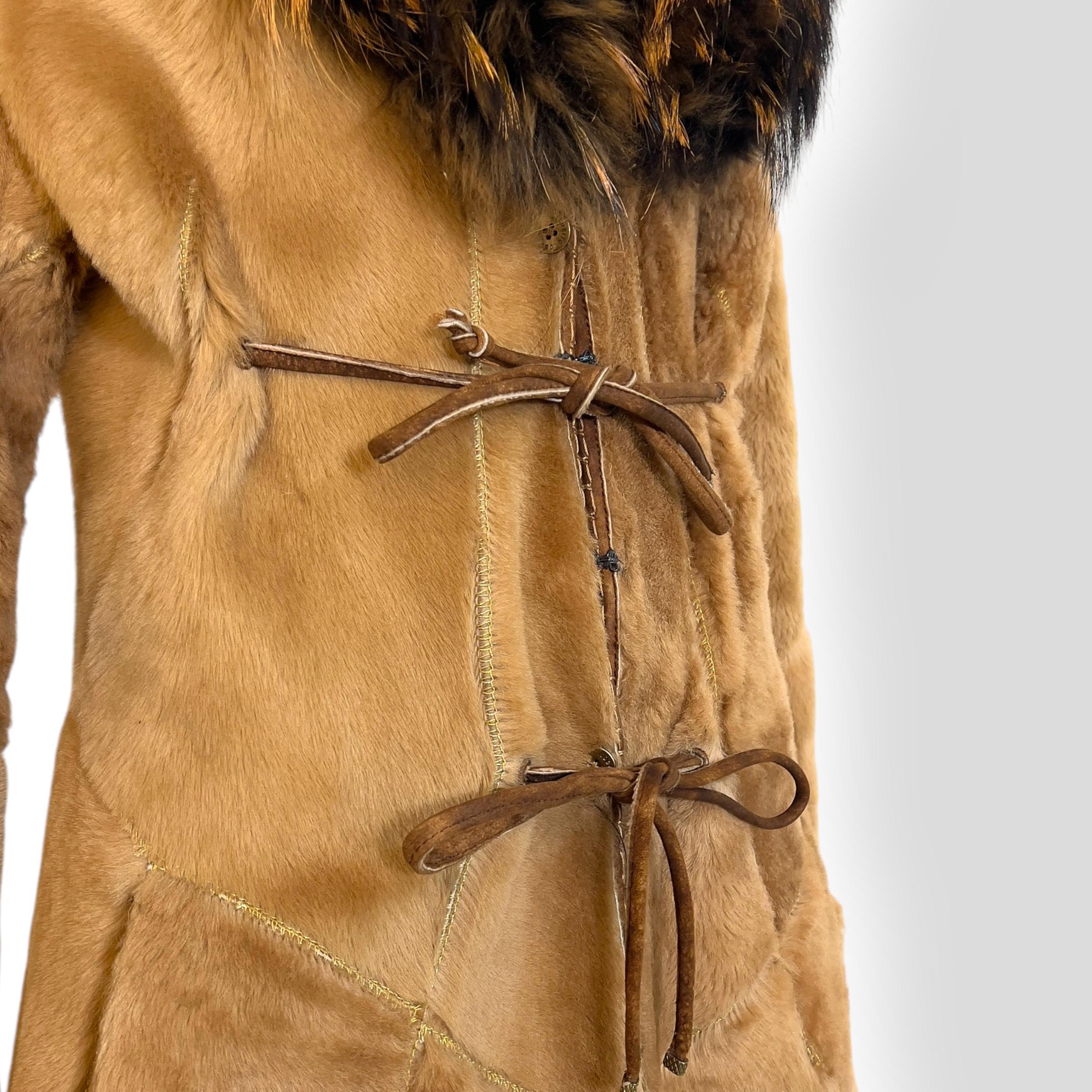 Roberto Cavalli C2000 reversible shearling fur coat 5