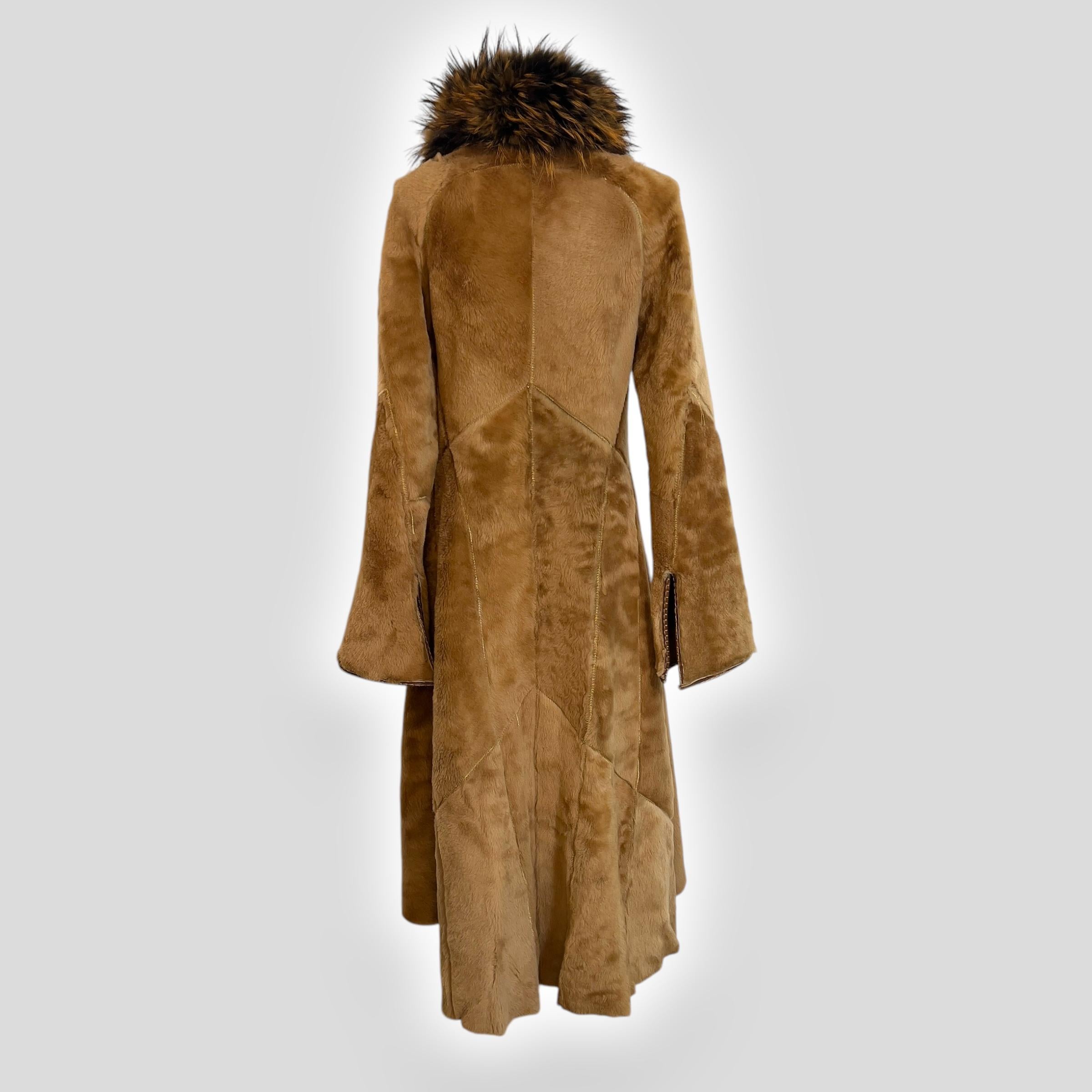 Roberto Cavalli C2000 reversible shearling fur coat 6