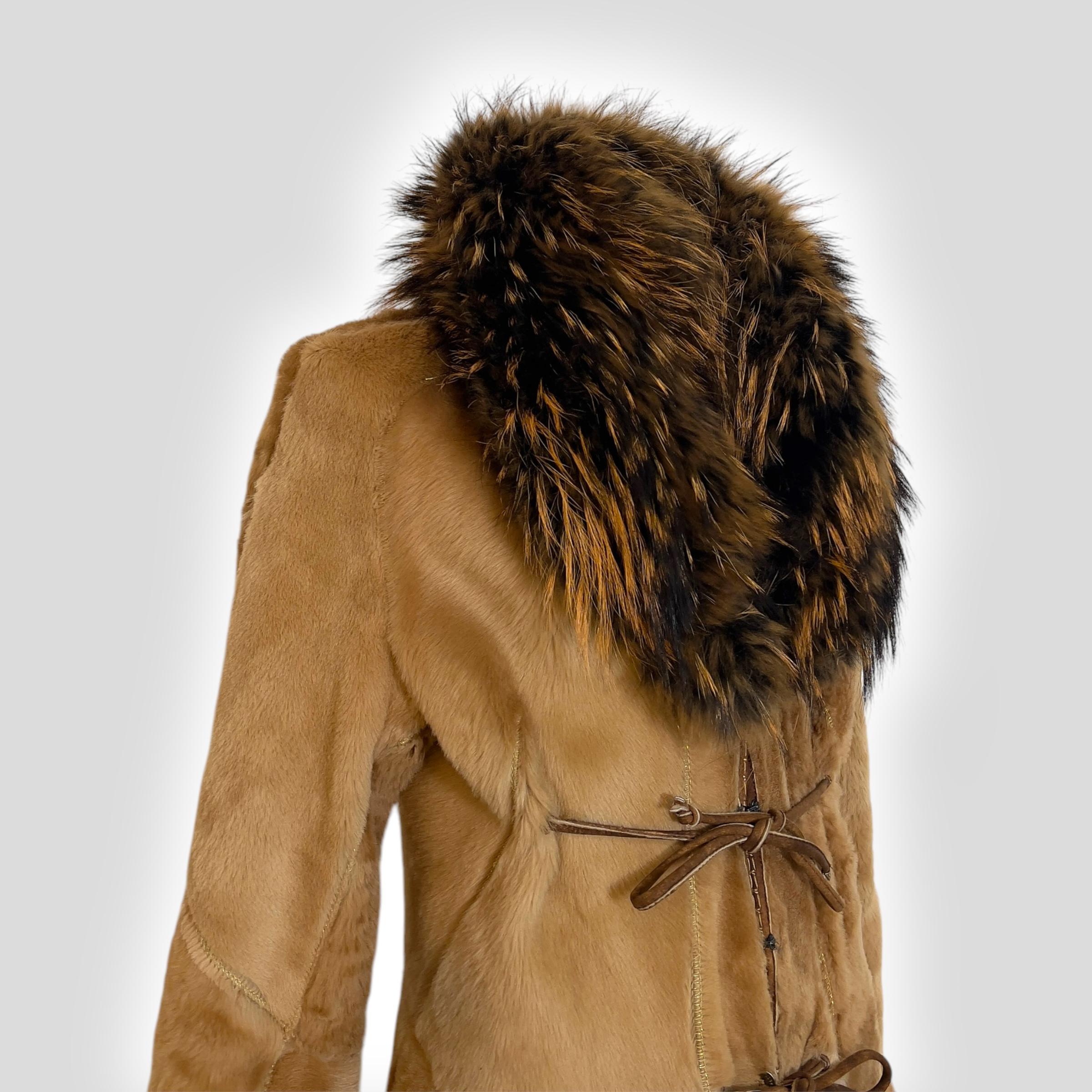 Roberto Cavalli C2000 reversible shearling fur coat 1