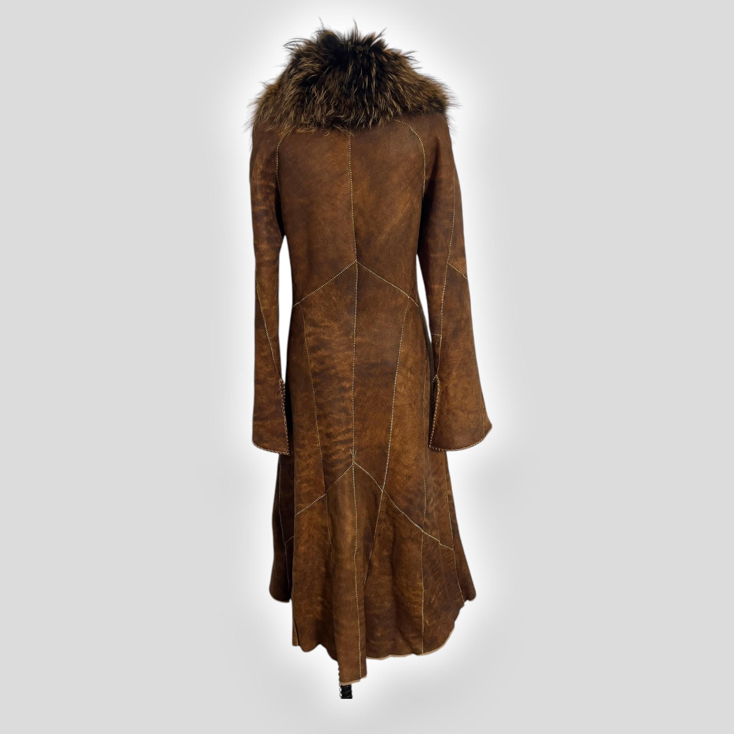 Roberto Cavalli C2000 reversible shearling fur coat 2