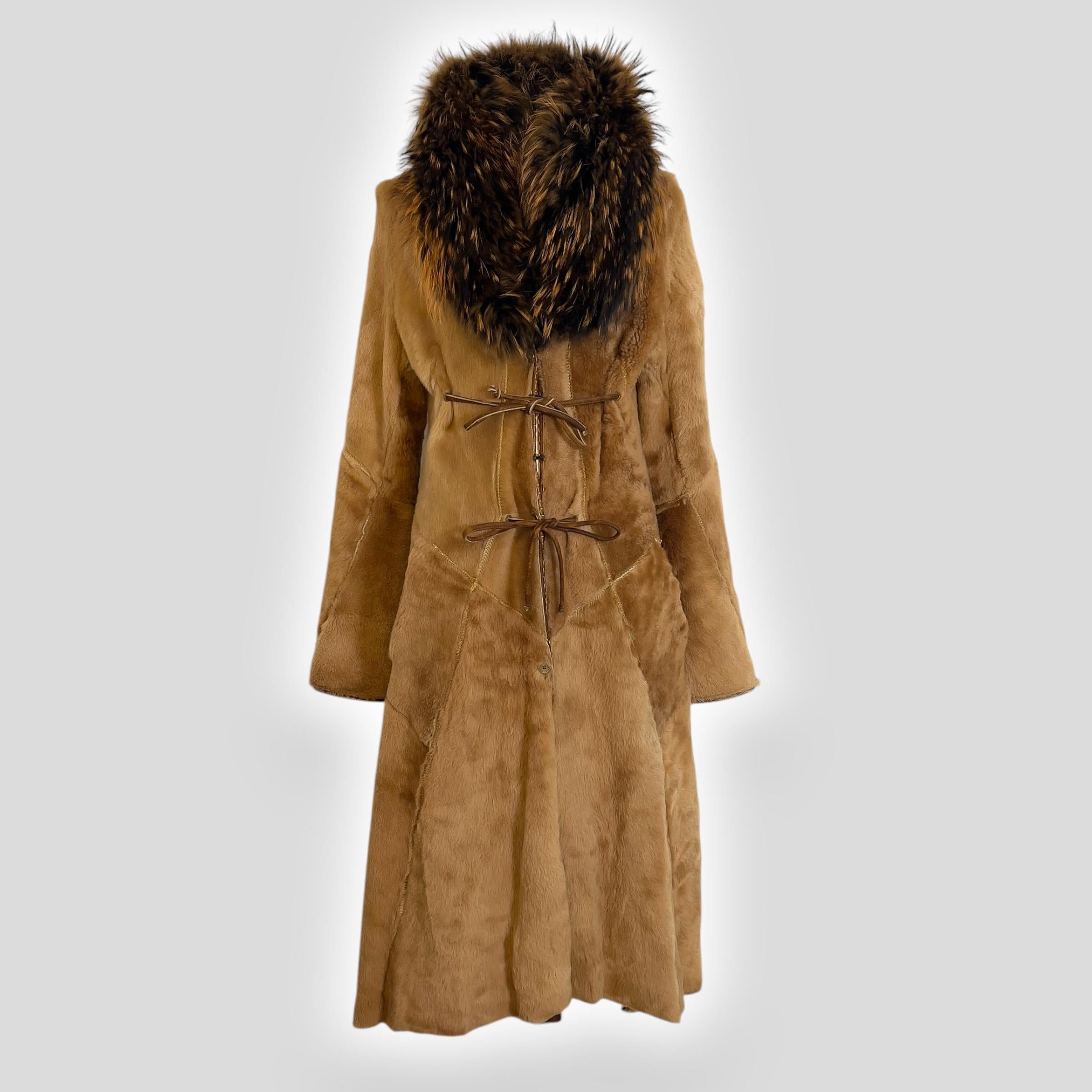 Roberto Cavalli C2000 reversible shearling fur coat 3
