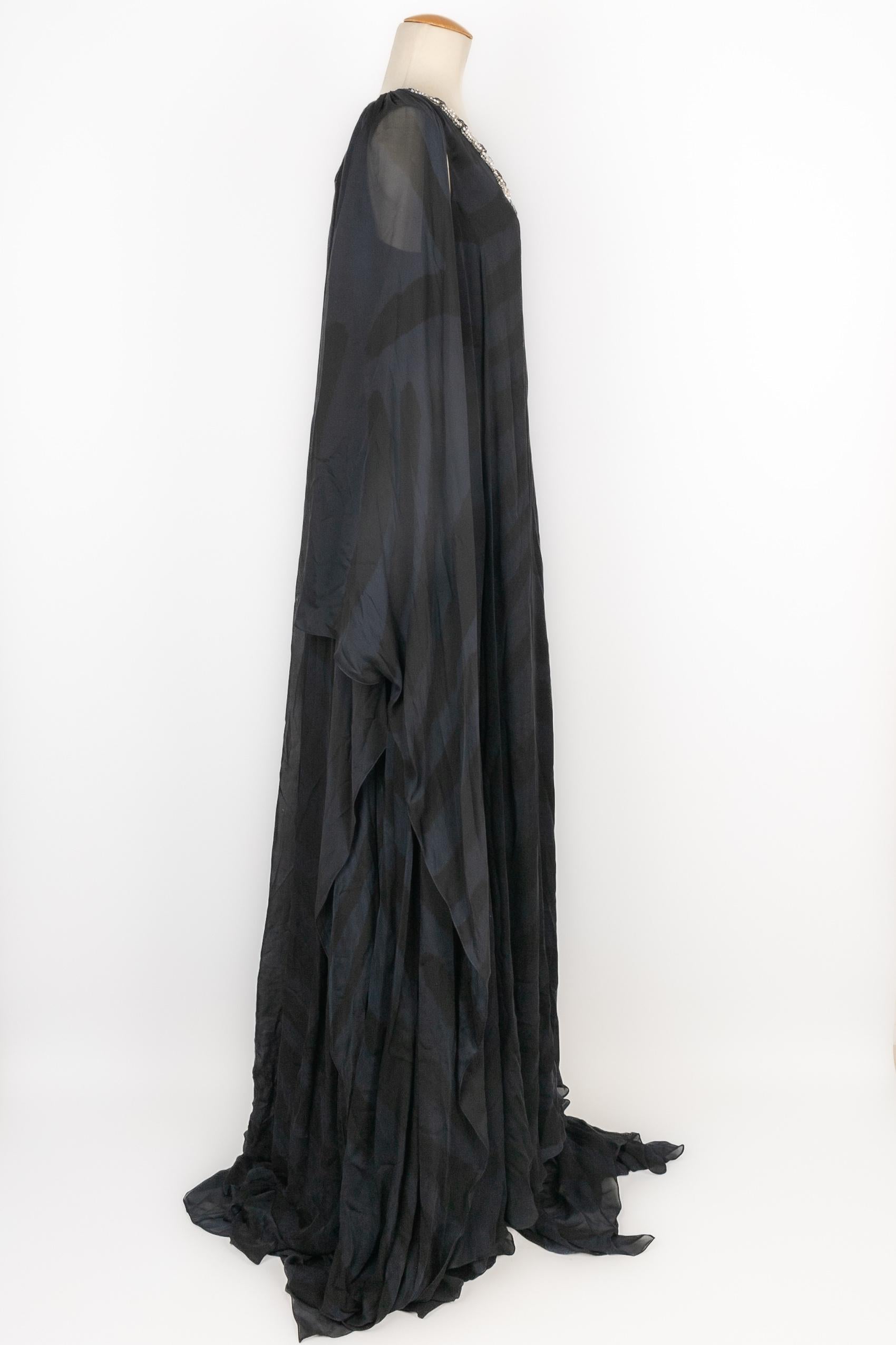 Roberto Cavalli Kaftan-Kleid (Schwarz) im Angebot