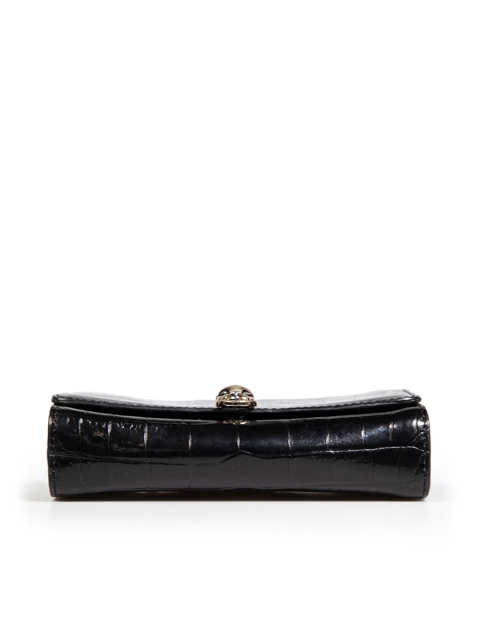 Women's Roberto Cavalli Cavalli Class Black Leather Embossed Mini Bag