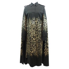 Roberto Cavalli Cheetah Print Cloak/Cape