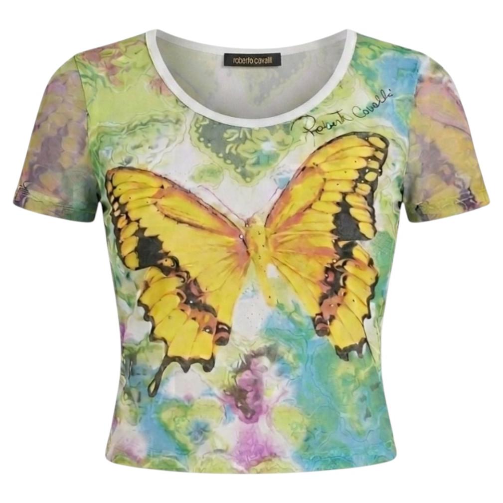 Roberto Cavalli CIRCA 2000–2002, Netzoberteil mit Schmetterlingsmuster