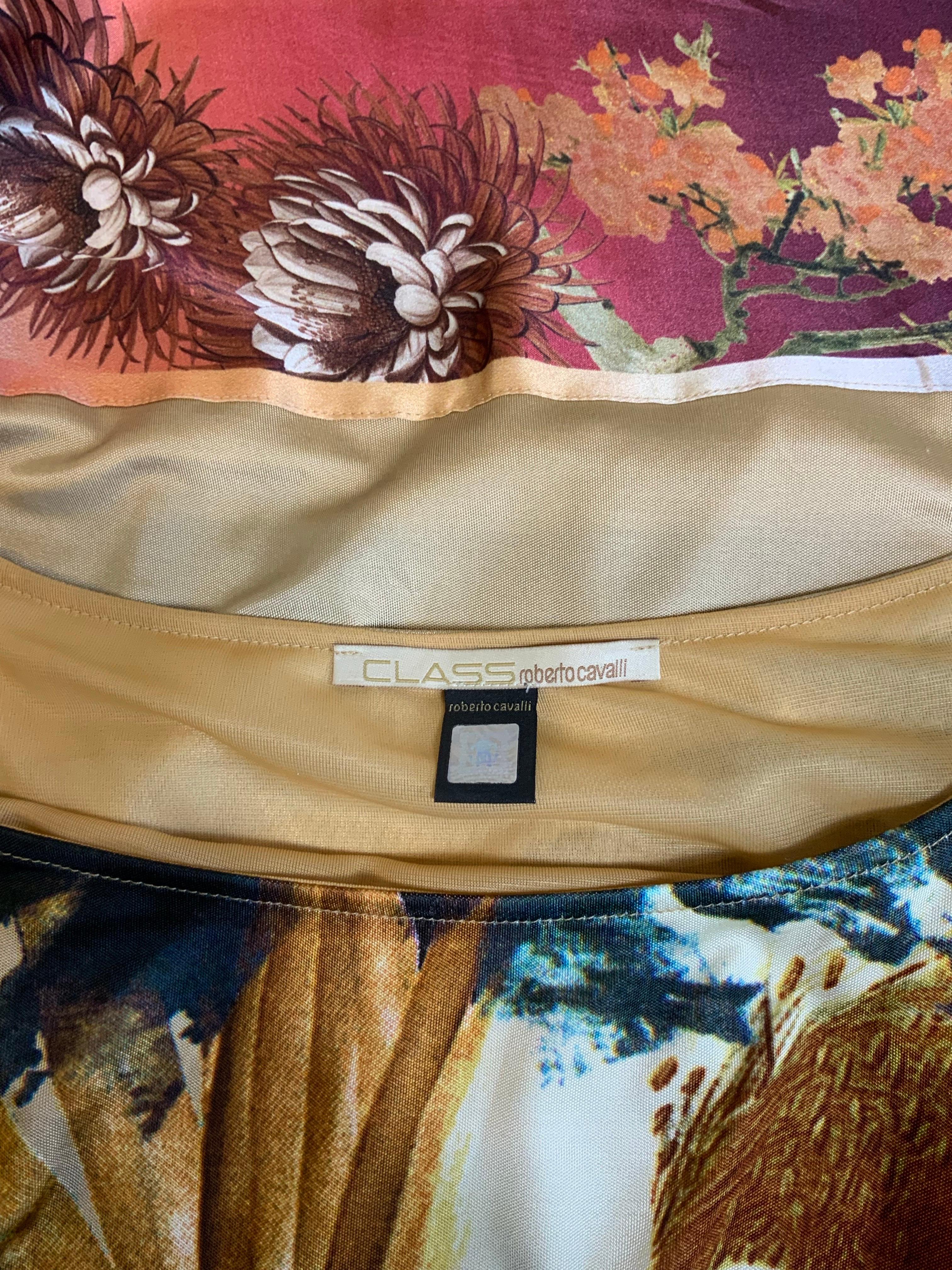 Roberto Cavalli CLASS longuette dress For Sale 2