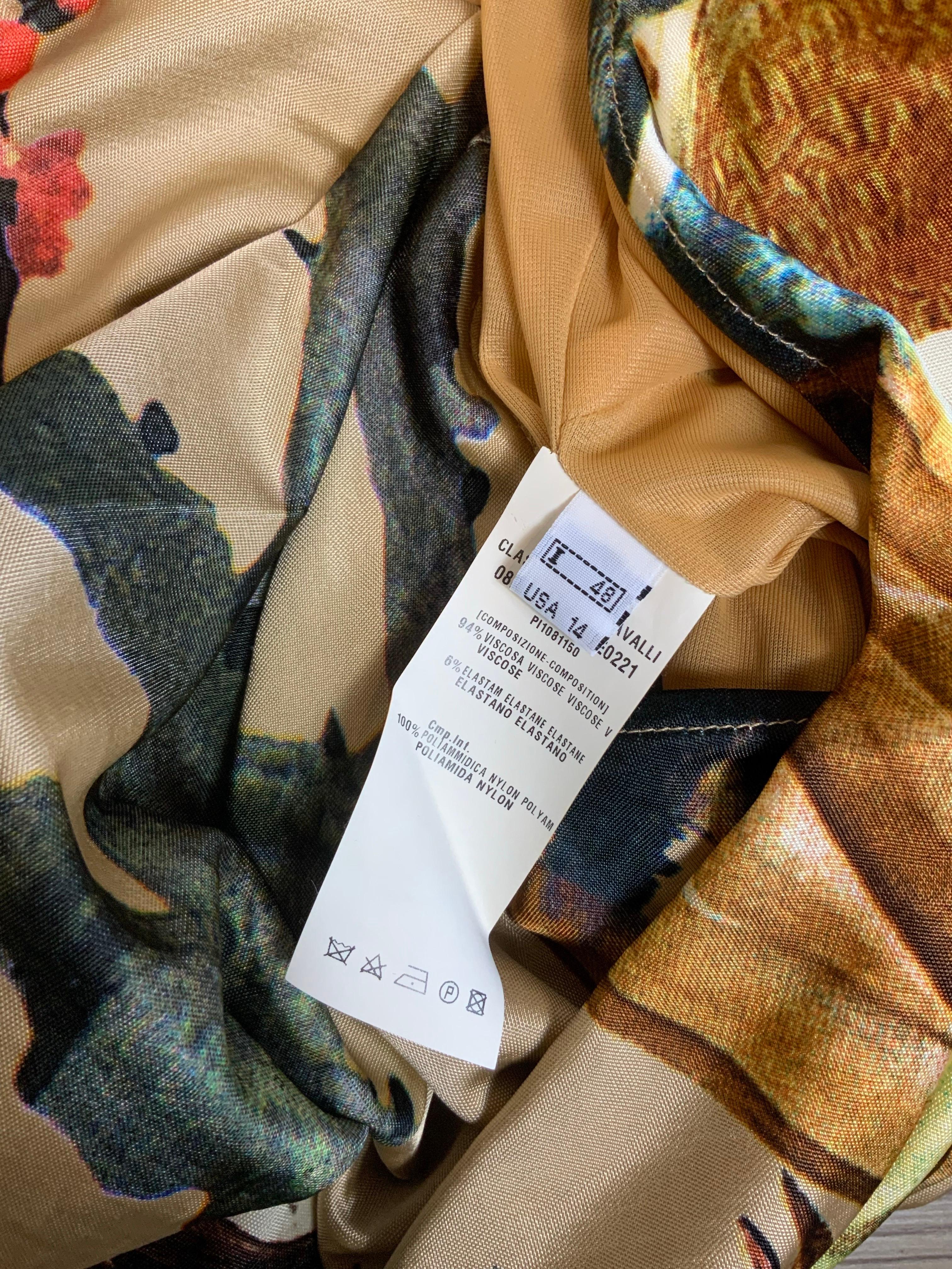Roberto Cavalli CLASS longuette dress For Sale 3