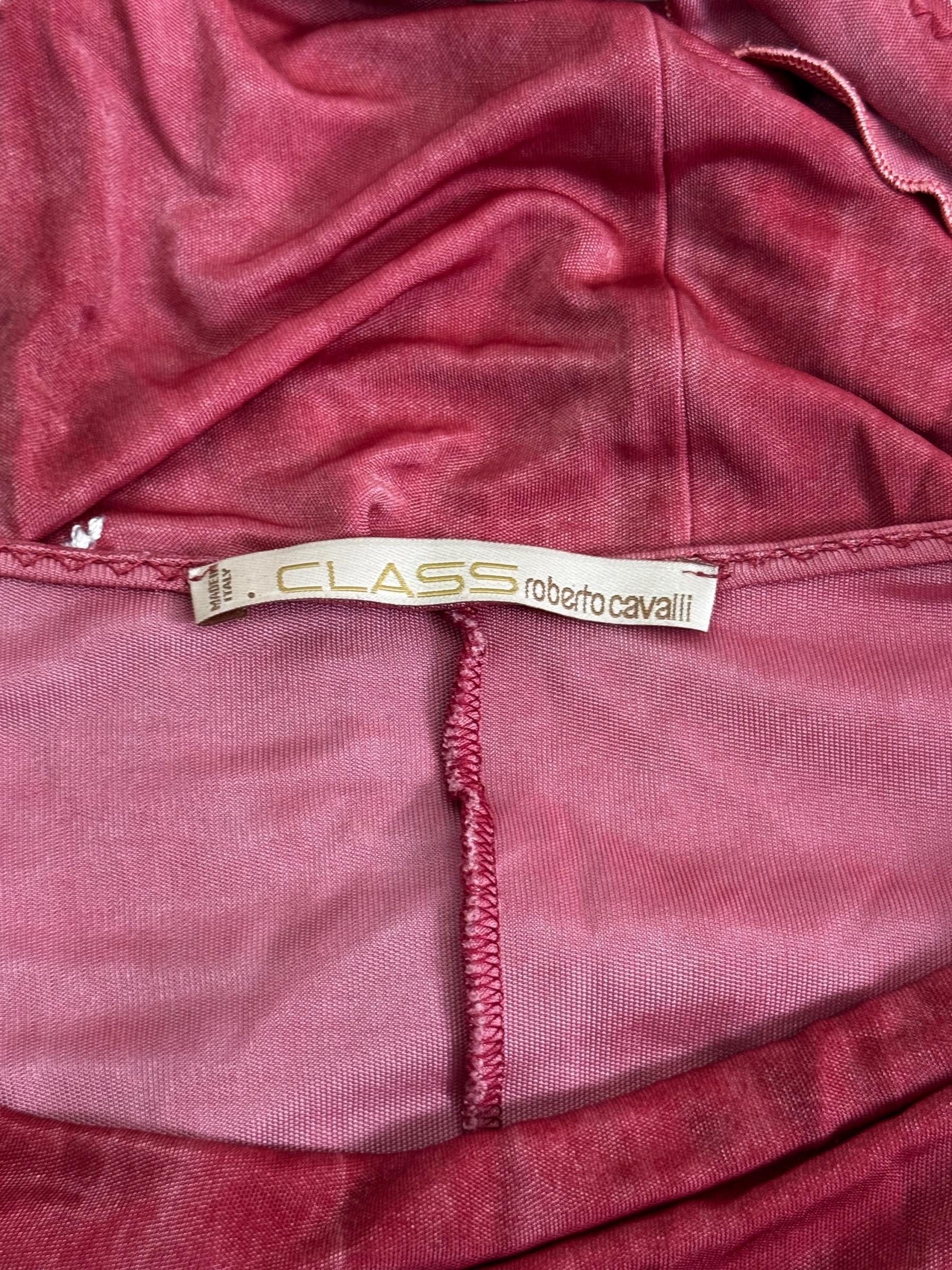 Roberto Cavalli Class Pink Halter Dress, c. 2000s 5