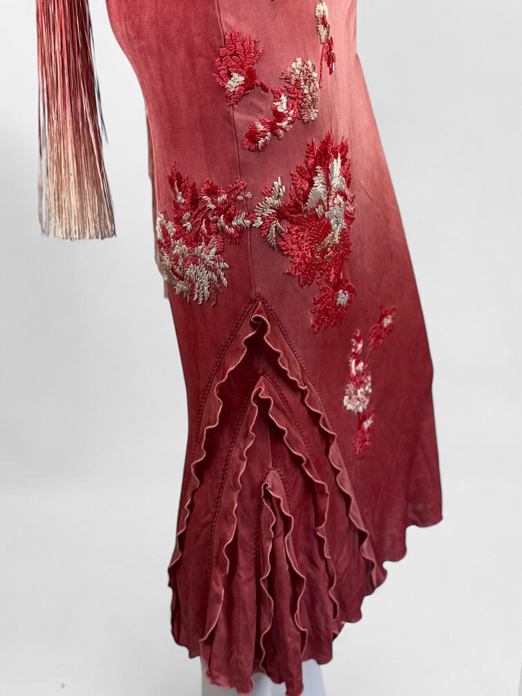 Roberto Cavalli Class Pink Halter Dress, c. 2000s 1
