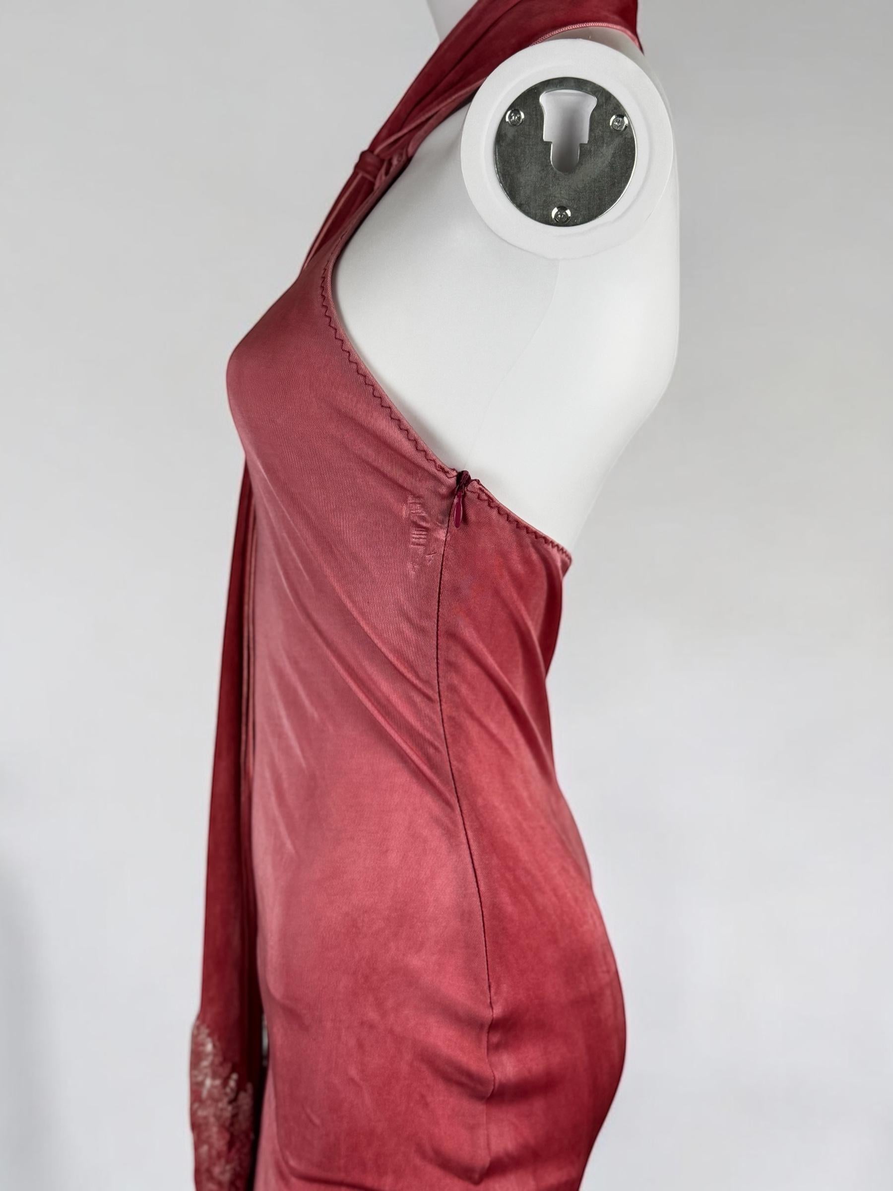 Roberto Cavalli Class Pink Halter Dress, c. 2000s 4