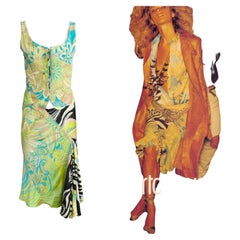 Roberto Cavalli corset set, SS 2004