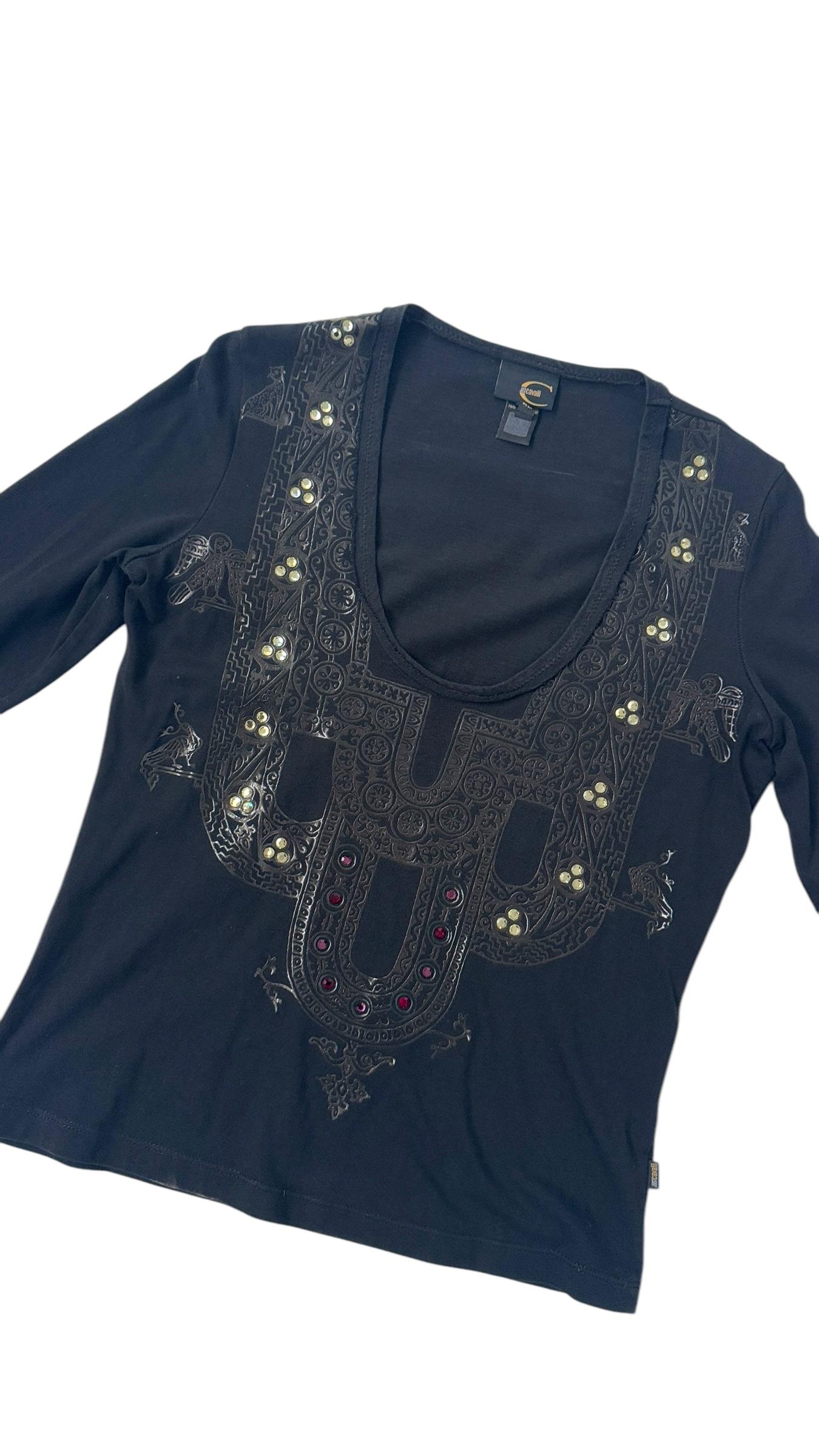 Roberto Cavalli Cotton Long Sleeve Shirt For Sale 6