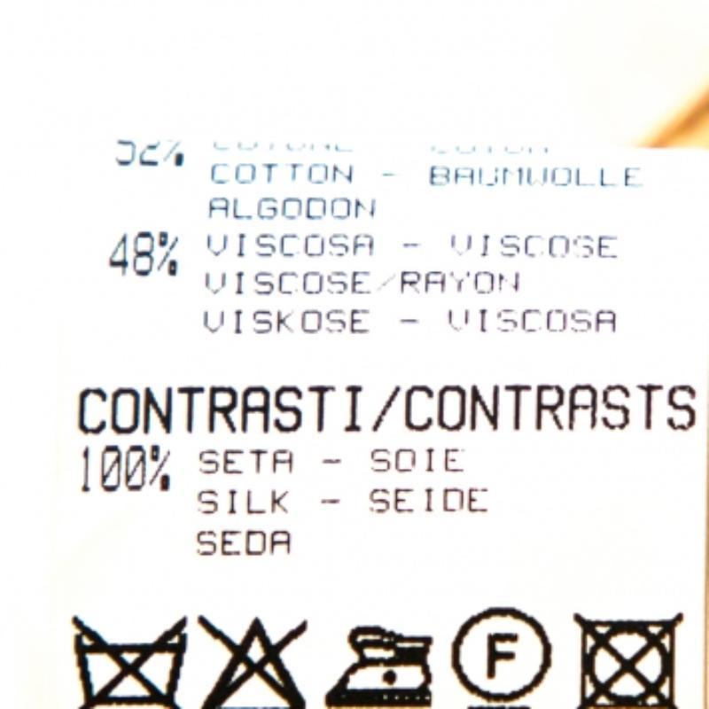 Roberto Cavalli Creme Baumwollmischung Rüschendetail Jacke M im Angebot 1