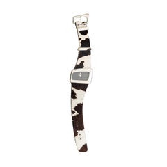 Roberto Cavalli Curved Animal Hair Watch - '10s