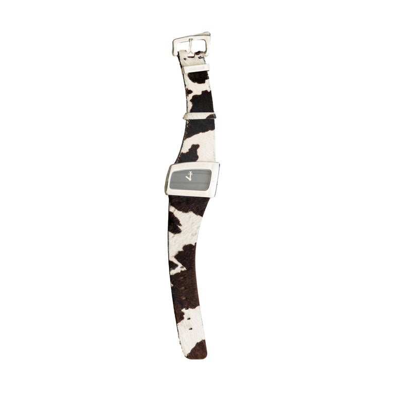 Roberto Cavalli Curved Animal Hair Watch -  display picture 2