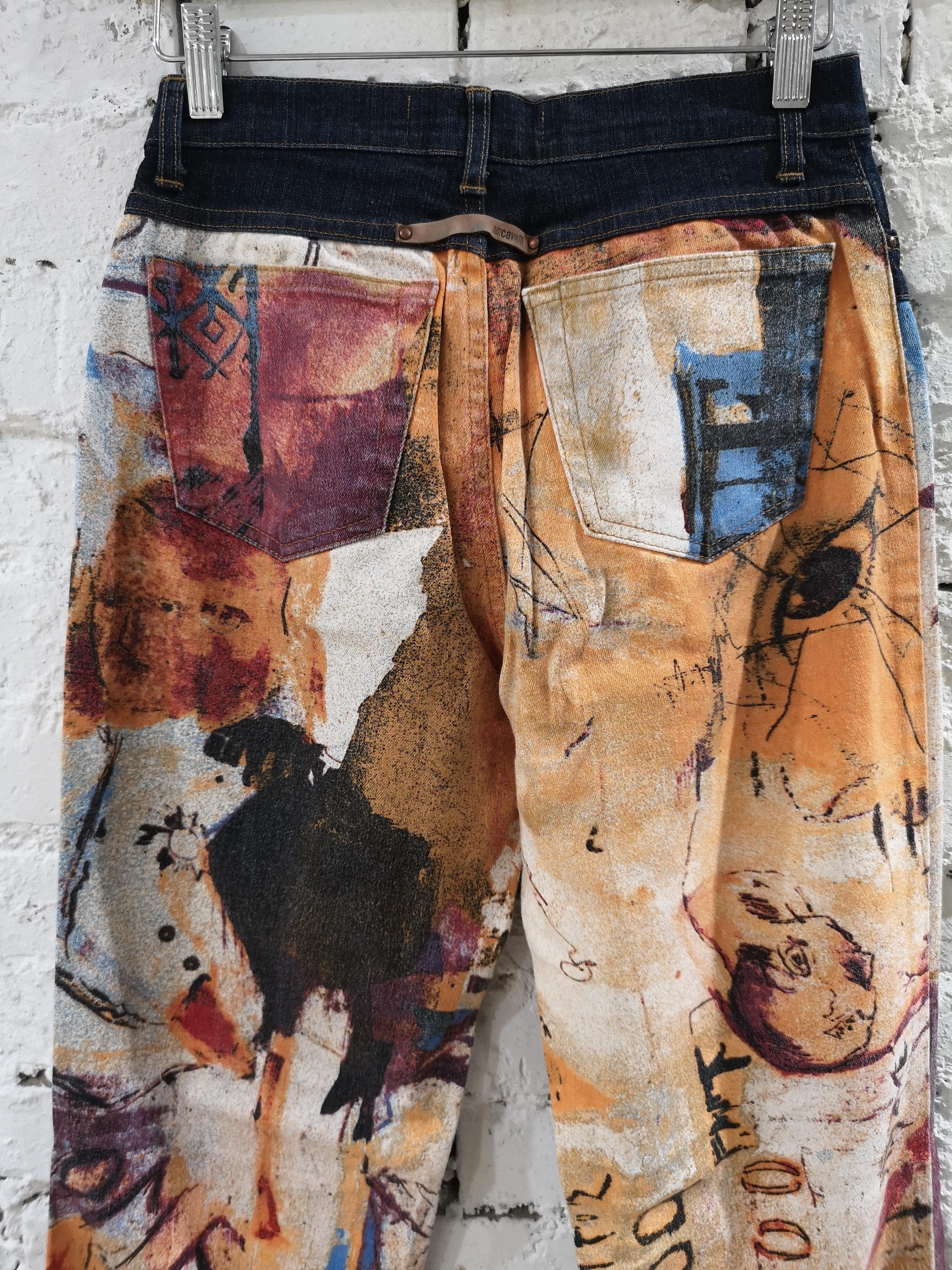 Roberto Cavalli denim jeans In Excellent Condition In Capri, IT