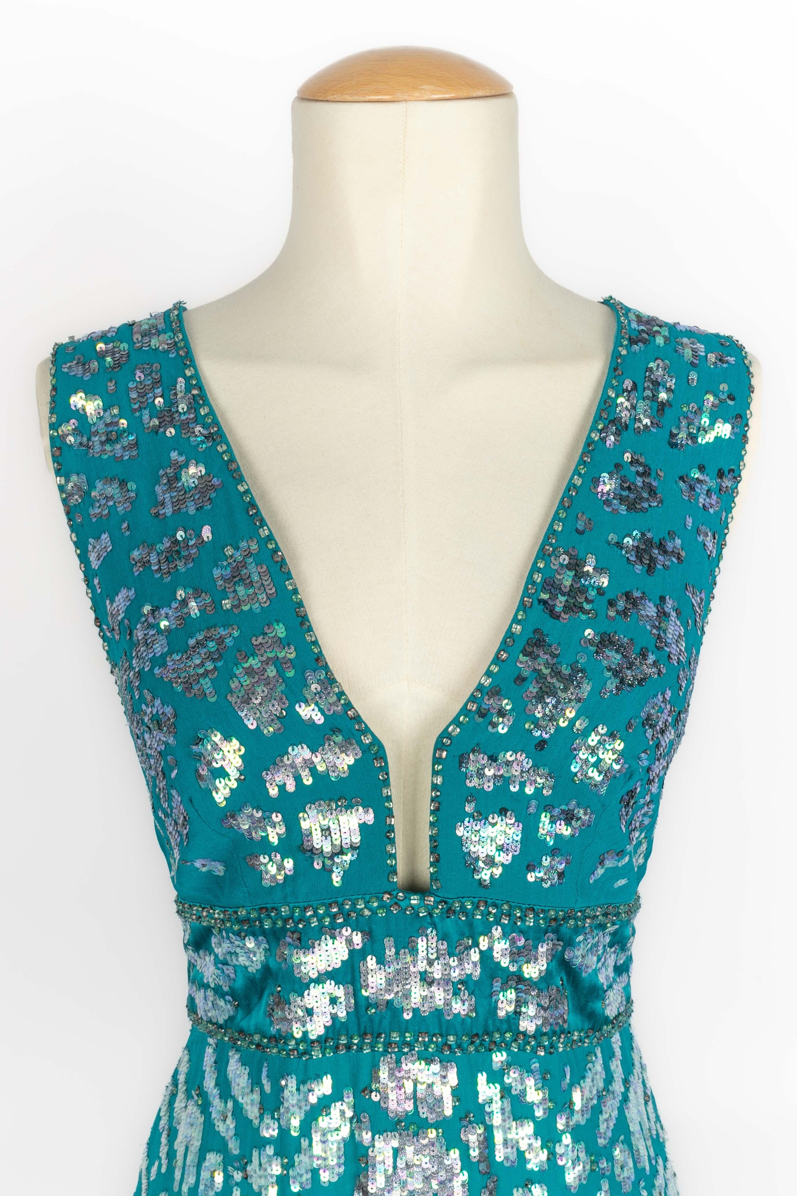 Blu Abito Roberto Cavalli in vendita