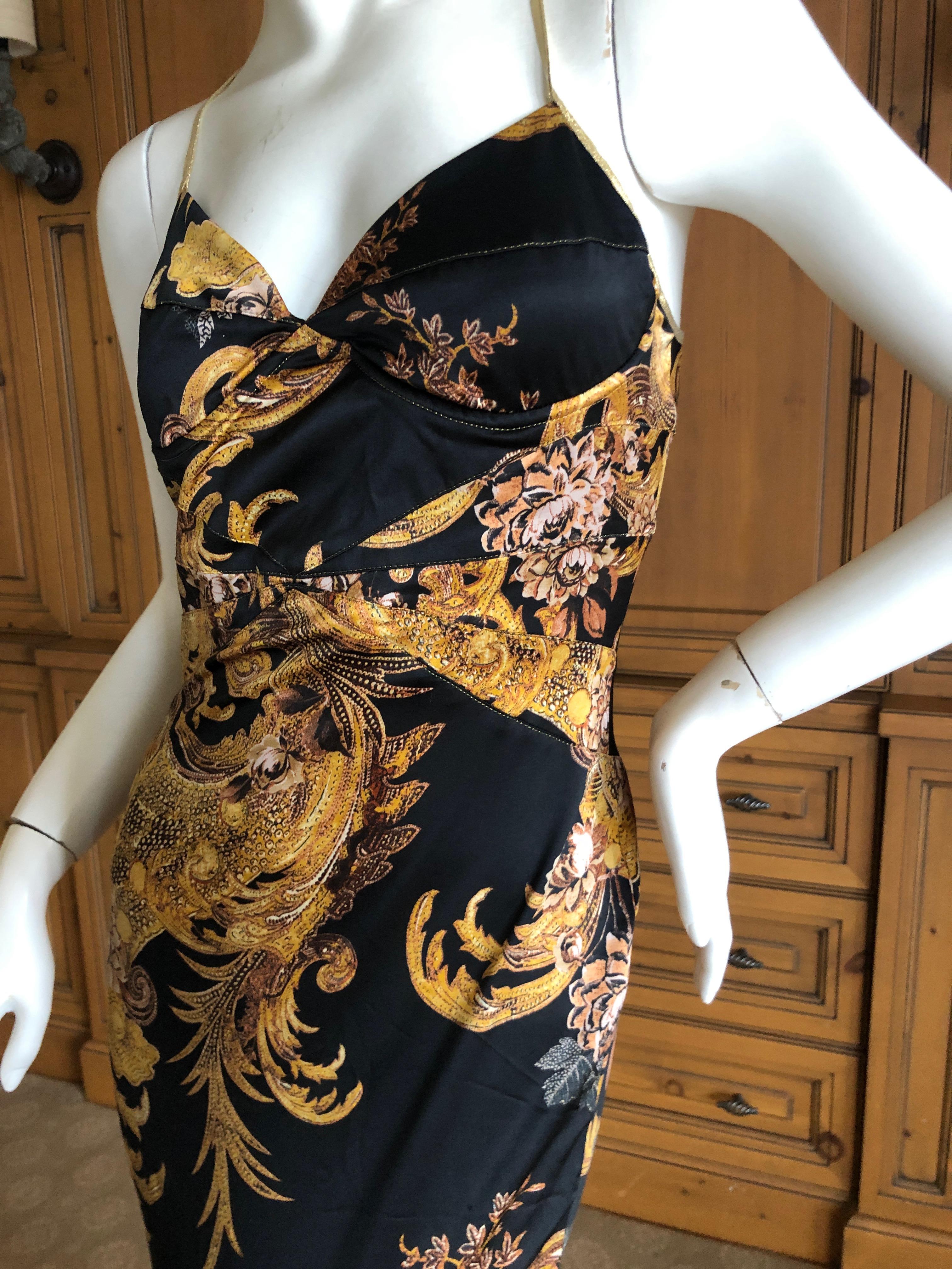 Roberto Cavalli Elegant Fishtail Mermaid Back Evening Dress for Just Cavalli 2