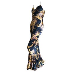 Roberto Cavalli Elegant Fishtail Mermaid Back Evening Dress for Just Cavalli