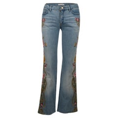 Roberto Cavalli Embroidered Jeans