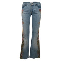 Jeans brodés Roberto Cavalli