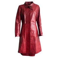 Roberto Cavalli F/W 2000 Crocodile Leather Set